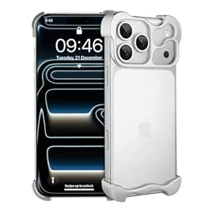 MILLION CASES Titanium Frame Bumper Case for iPhone 17 Pro Max, iPhone ...