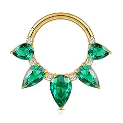Emerald CZ - Gold
