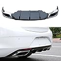 ABS Auto Heckstoßstange Hecklippe Diffusor Heckspoiler, für Opel Insignia 2017-2019, Karosserie modifiziertes Zubehör