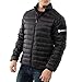 Alpine Swiss Niko Men’s Puffer Jacket | Insulated Lightweight Down Alternative Coat | Packable, Water Resistant & Warm BLK 2XL