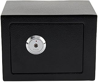 AllRight Safety Box Security Steel Key Safe Home Money Safety Box 23x17×17cm High Security Safe Home Office Money Cash Steel Safe