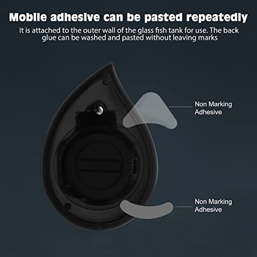 Aquarium Thermometer Fish Tank Thermometer: Accurate Digital Display Led Aquarium Thermometer, Adhesive Digital Aquarium Thermometer For Glass Containers Turtle Tank Aquariums Fish Reptile Thermometer #TOP5