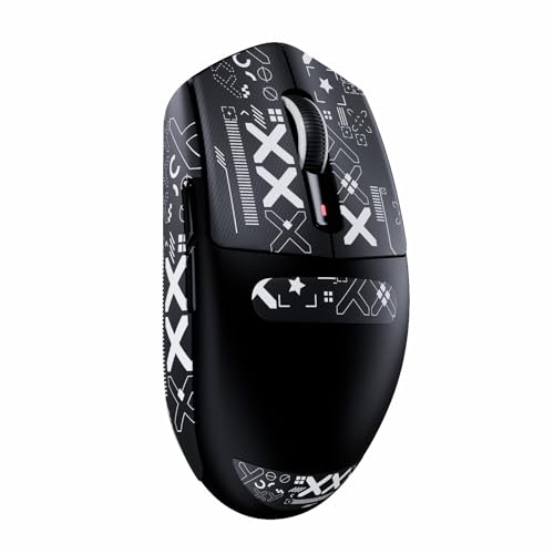 ATTACK SHARK G3 Ratón Gaming Inalámbrico, 25000 dpi, Sensor PixArt PAW3311, 59g Superlight, 80 Millones de Clics, Batería de 500mAh Ratón Gamer G305, Bluetooth/2.4G/Cableado, para PC/Mac, Negro