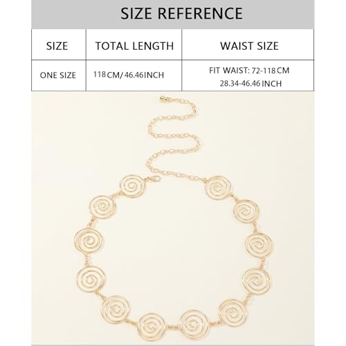 Simple Coil Waist Belt Belly Chain For Dress Chain Belt For Women Waist Chain Belt Cowgirl Waist Chain Cowgirl Belt3