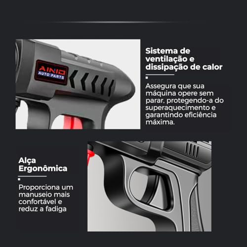 Ferramenta Lavagem Carro Moto Alta Pressão Sem Fio Doméstico Máquina Portátil Limpeza Veículo Automó