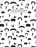  Parasailing Sketchbook: Parasailing Sketchbook for Drawing, Writing, Painting, Sketching, and Doodling, 100 Pages, 8.5 x 11\
