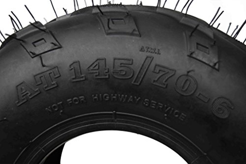 4 Set Massfx Ms 145/70-6 6Ply Go-Kart, Mini Bike, Atv, Lawn Tires 145X70-6 145X70X6 Side Bite Tread #TOP1