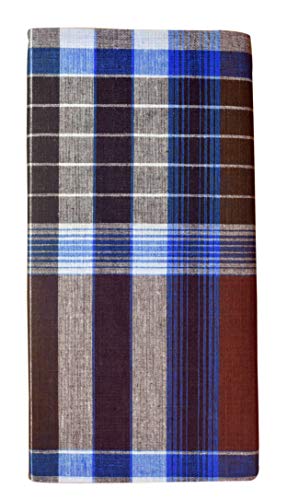 Image of BlueLeaf Men's Cotton Multi Color Lungis (Set of 3)