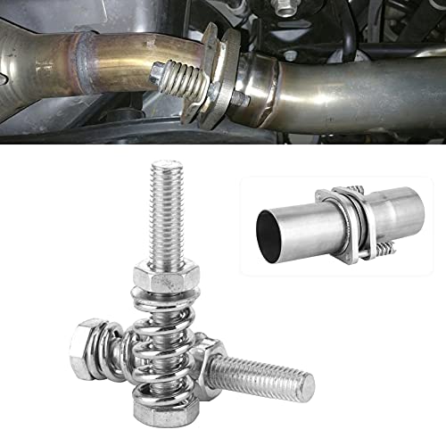 Aramox M10x1.5 Auspuff Federbolzen Muttern Kit mit Dichtung Auspuff Schraube und Feder Hardware Reparatur Ersatz Fit für Altima/Sentra