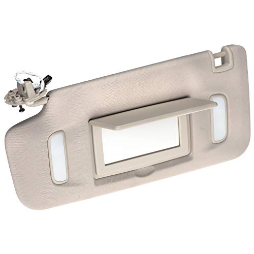 OEM Front Driver Sunvisor Shade Titanium 07-14 Enclave Traverse Outlook 23234424