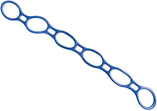 Acte Sports Extensor de Alongamento em Gel, Extensor em Gel Pilates, Alongador em Gel, Extensor para Fisioterapia, 6 Anéis de Alongamento, Em Gel, Azul