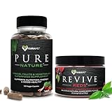 KaraMD Pure Nature Greens Whole Food Supplement & Revive Reds Polyphenol Energy Booster | Antioxidants, Shilajit & Enzymes | Vegan Friendly, Gluten Free, Non-GMO (30 Servings)