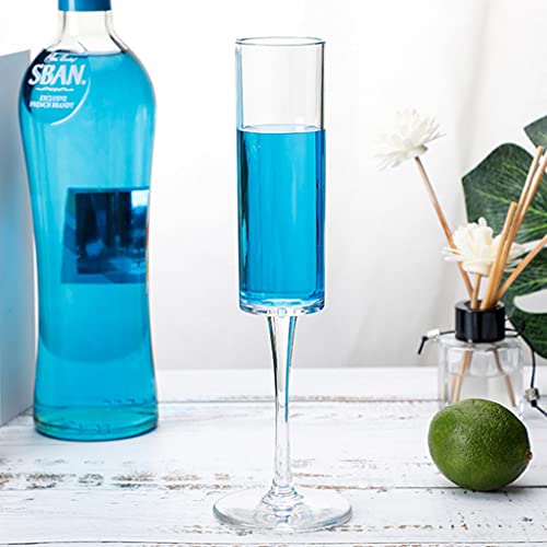 Taças de champanhe, SOFEA Conjunto de 6 taças de champanhe de cristal Taças de champanhe Taça de cha