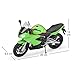 MAKUTU Scale Motorcycle Model for Kawasaki Ninja 650 R 1:10 Die-cast Metal Motorcycle Model Birthday Gift Ornaments