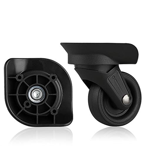 Luggage Wheel,Luggage Suitcase Wheels, 360 Degree Swivel Luggage Mute Wheel Suitcase Replacement Repair Wheels Parts Spinner (W142#)