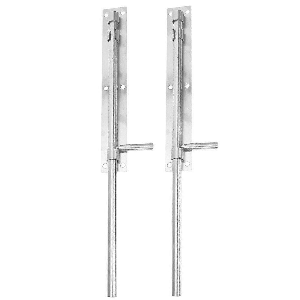 2pcs Metal Slide Bolt Heavy Duty Slide Bolt Shed Door Latch Gate Latch for Fence