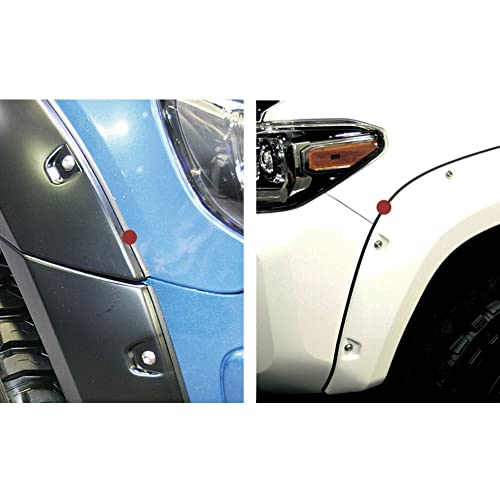 Tintvent Fender Flare Edge Trim 33Feet, Epdm Fender Flare Rubber Seal For Car And Truck Wheel Wells, Rubber Gasket For Fender Flares, Fender Trim With Automotive Grade Tape, Black #TOP4