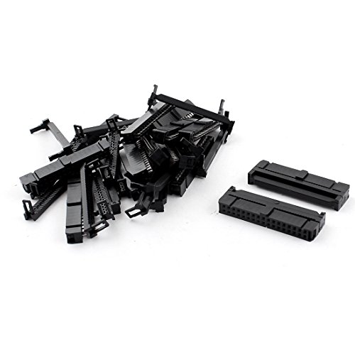 Aexit 12 Piezas Conectores y Adaptadores IDC 34 Pines Negro miniatura 1