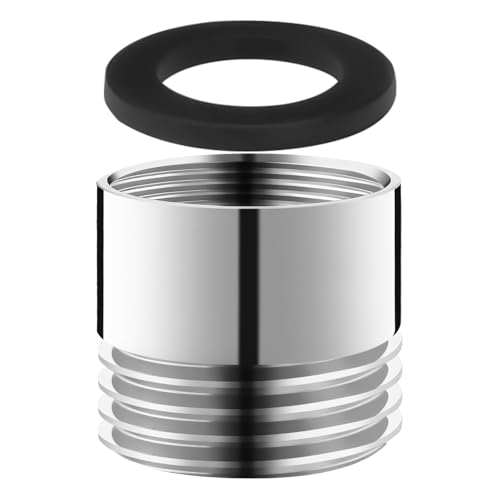 Adaptador de Conexión de agua, adaptador de 3/4 Pulgada a 1/2 Pulgada Adaptador de Manguera de Ducha Conexión de Agua de Lavadora Manguera de Jardín a Grifo, SBA042