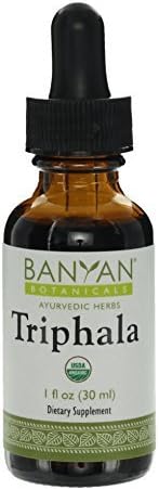 Banyan Botanicals Triphala Liquid Herbal Extract – Organic Triphala Extract with Amla, Haritaki & Bibhitaki – for Daily Detox, Regularity & Rejuvenation* – 1oz. – Non-GMO Sustainably Sourced Vegan