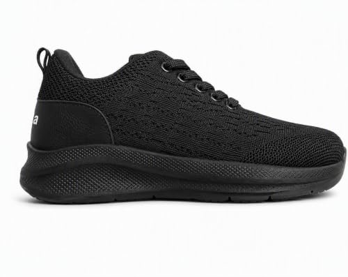 Image of Unisex Kids Sports Shoes | Lightweight Lace-Up Sneakers | Breathable Mesh Upper | Cushioned Sole | Comfortable Walking Running Casual Shoes for Boys & Girls