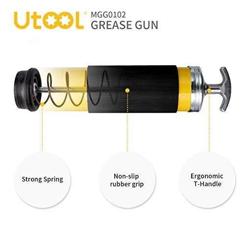 Utool MGG0102 Grease Gun, 8000 Psi Heavy Duty Pistol Grip Grease Gun Kit thumb #2