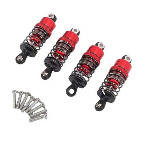 Amortisseurs de pression d'air voiture RC rouge suspension hydraulique stable