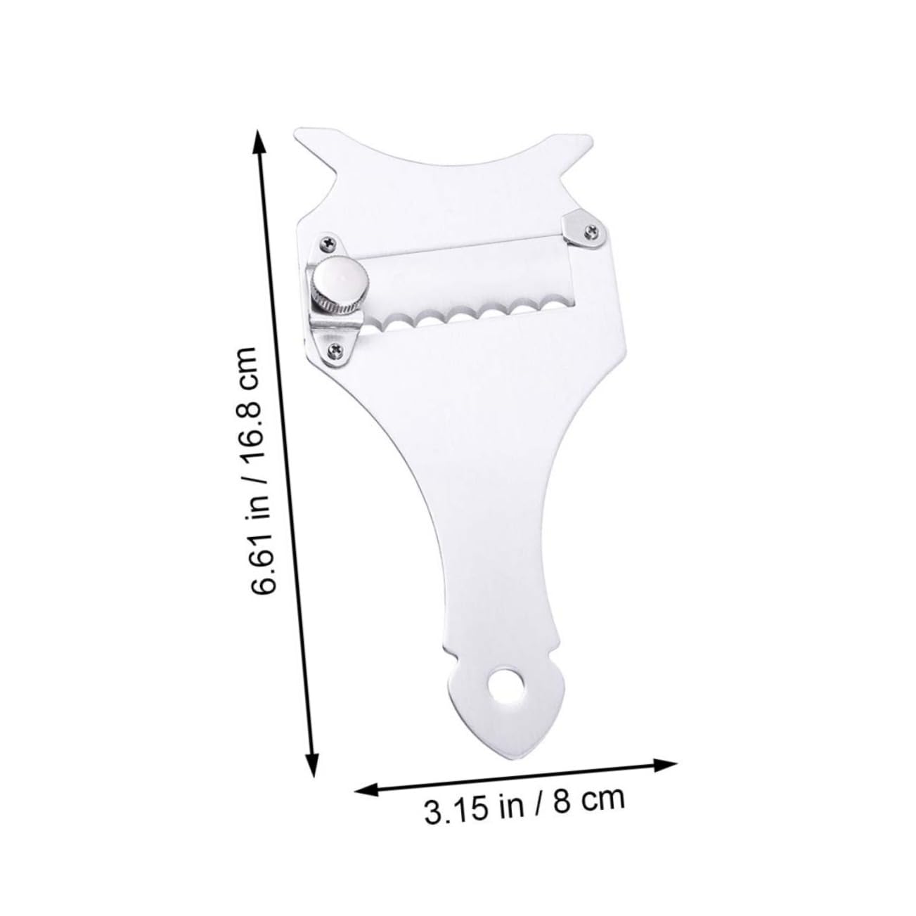 Cabilock 3pcs Truffle Slicer Cheese Grater Shaver Tool Stainless Steel Easy Clean Adjustable Thickness