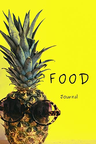 Food Journal: Diary Notebook Novelty Gift for Health Lover,6"x9" Daily Food & Activity Journal,Meal & Activity Tracker,100 pages,white papers,Pineapple yellow cover image 3