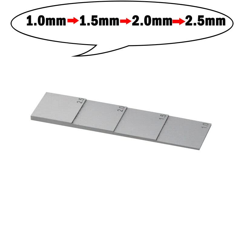 Block de Calibración de Acero 1018 de 4 pasos para Medidor de Espesor Ultrasónico miniatura 2