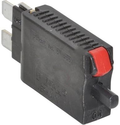 1170-22-10A, Circuit Breaker; Therm; Push; Cur-Rtg 10A; Plug-in; 1 Pole; Vol-Rtg 28VDC; Blade Snap