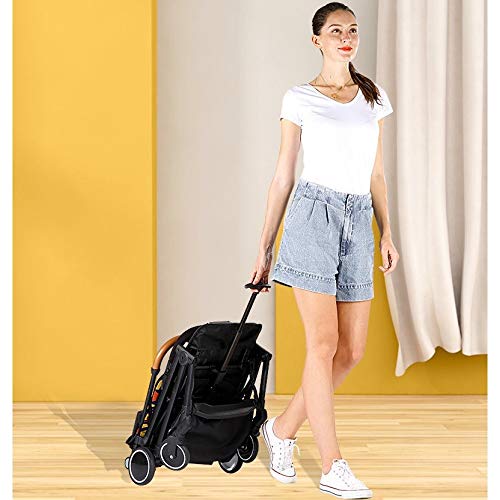 Teknum Travel Lite Shock Proof Stroller SLD | Extra Wide Seat | Single Hand Fold | 360° Rotating Wheels | Air Travel Cabin | Cover Carry Bag | Newborn Baby/Kids,0-3 Years Stroller (Newton)