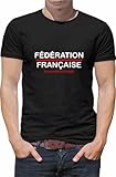 t shirt personnalisé Générique T Shirt Humoristique Apéro Fédération Française Z049 (5XL, Blanc)