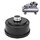 Luftkompressor Schalldämpfer Einlassfilter Kunststoffschale Runder Schalldämpfer 3/4 25mm Filter Einlassdurchmesser 80mm