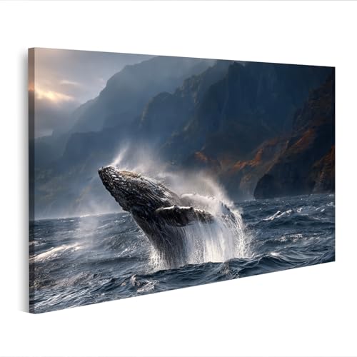 Image sur toile baleine à bosse pour les amoureux de la nature islandburner P2