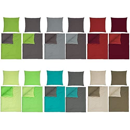 Amazon Basics Spannbetttuch, Mikrofaser, Schwarz, 140 x 200 x 30 cm 4 optidream Baumwolle Renforcè Bettwäsche Uni Wende in 2 Größen und 9 modernen Farbenkombinationen 2tlg. Set 135x200 + 80x80 cm Stahlgrau Petrol