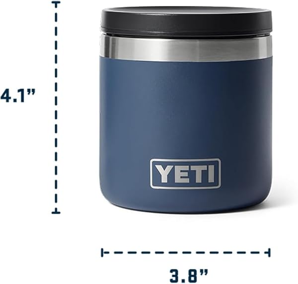 YETI Rambler 8 oz Food Jar, Vacuum Insulated, Stainless Steel, With Airtight Lid, Stainless - 3
