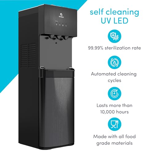 image for Avalon A5BLK Self Cleaning Bottleless Water Cooler Dispenser, UL, NSF 