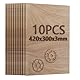 Creatorally Sperrholzplatte 3mm, Laser Material Sperrholz Holzplatten A3 10 Stück, Lasergravur Rohlinge Holz für Lasercut, CNC Schneiden Brandmalerei (Walnuss)