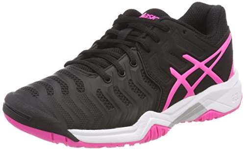 Asics Gel-Resolution 7 GS, Zapatillas de Tenis Unisex Adulto, Negro...