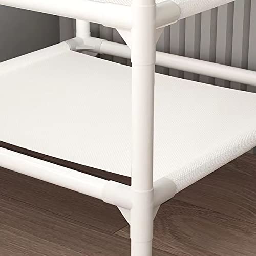 Porte-manteau d'angle design blanc, vestiaire autonome épuré - 6