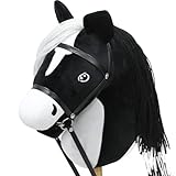 Sealong Hobby Horse Pferd – Großes Steckenpferd mit Schraubstab, Trense & Weicher Mähne | Realistisches Horsing Hobby Horse Stockpferd für Kinder Mädchen & Jungen ab 3 Jahre