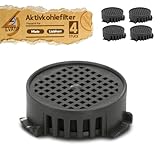 EVAYP 4x Aktivkohlefilter Kompatibel mit 9096342 909634200 988111600 Passend für Liebherr - Miele Kühlschrank, Weinkühler, Gefrierschrank