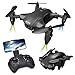 Produktbild perfeciti Faltbare Drohne Mit 4K Kamera, HD Kamera Live Video Mini Drohne 2,4 GHz RC Faltbarer Quadcopter, Höhe Halten, EIN-Tasten Rücklauf/Headless (Akku Nicht Im Lieferumfang Enthalten)