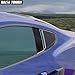 HAKA TOUGH Rear Window Louvers for Ford Mustang 2015-2022, Side Windshield Scoop Cover Sun Shade Accessories, Solid Black, Left Driver and Right Passenger, 2PCS