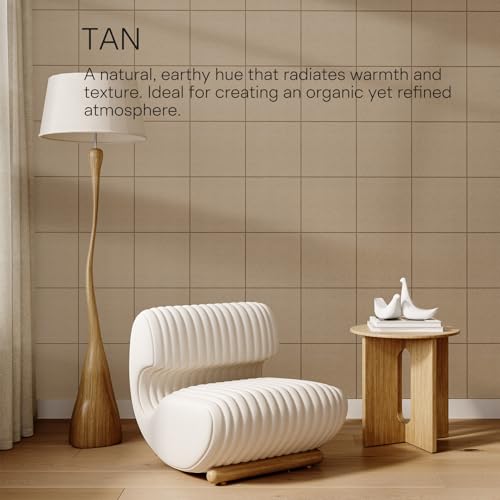 Image of MaxGear Felt Bulletin Board 36 inch x 24 inch, Tan Felt Wall Tiles Push Pins