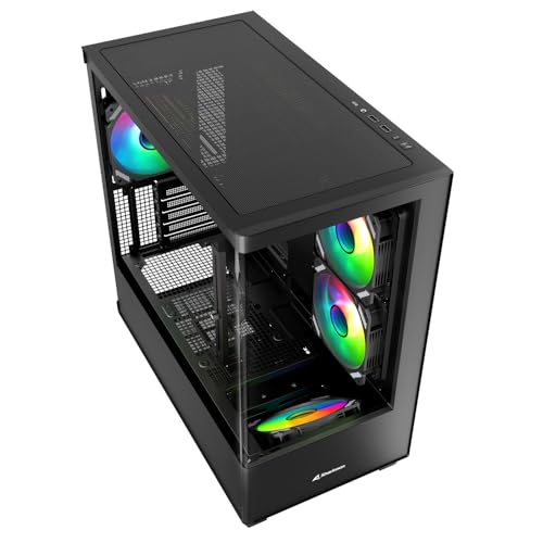 Sharkoon Elite Shark CM100 Micro ATX carcasa PC compacta negra 3