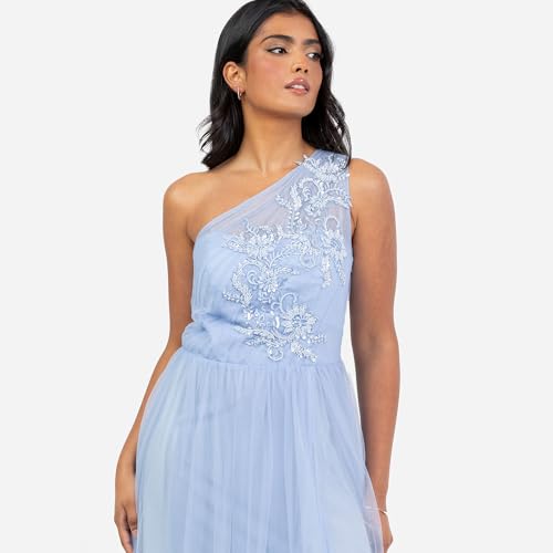 Robe de bal en tulle brodé Maya Deluxe haute qualité avec sequins - 3