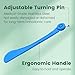 Fremouth 2 Count Universal Expander Keys, Dental Orthodontic Expansion Key Tool for Palatal Expanders