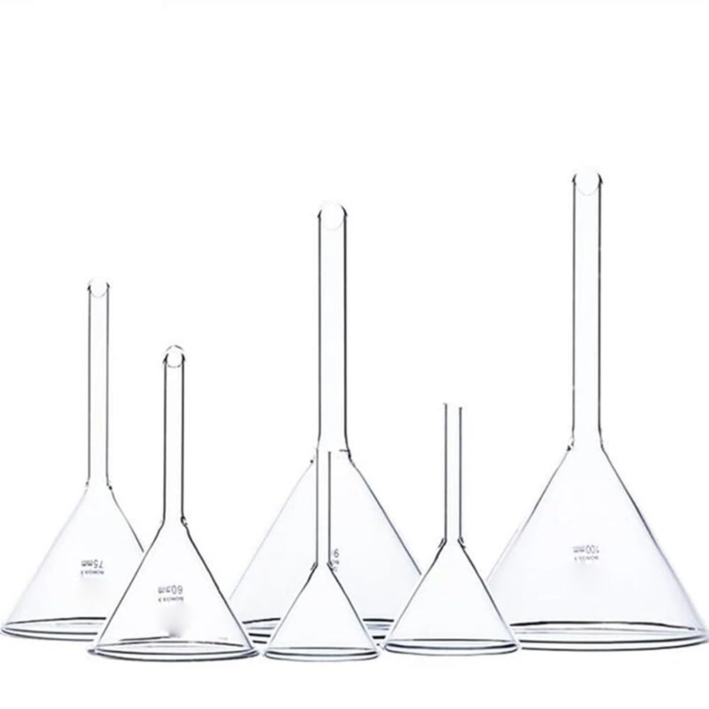 Équipements et fournitures de laboratoire Entonnoir triangulaire en verre épais de 40 mm à 150, fournitures laboratoire et d'enseignement